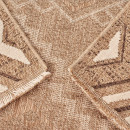 Tapis extérieur - 200x290cm - multicolore - 100% polypropylène résistant aux UV - 1400gr/m²