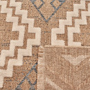 Tapis extérieur - 160x230cm - multicolore - 100% polypropylène résistant aux UV - 1400gr/m²