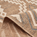 Tapis extérieur - 60x180cm - multicolore - 100% polypropylène résistant aux UV - 1400gr/m²