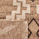 Tapis extérieur - 200x290cm - multicolore - 100% polypropylène résistant aux UV - 1400gr/m²