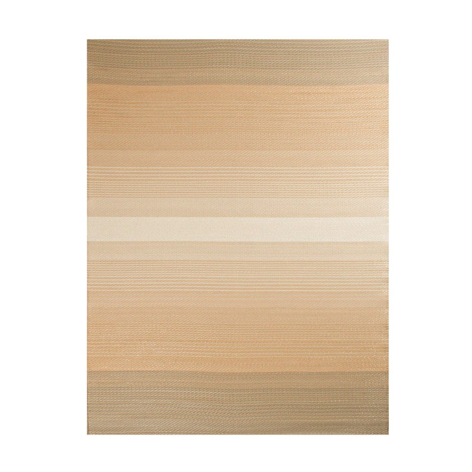 Tapis extérieur - 180x280cm - beige - 100% polypropylène résistant aux UV - 400gr/m²