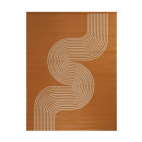 Tapis extérieur - 180x280cm - terra - 100% polypropylène résistant aux UV - 400gr/m²