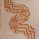 Tapis extérieur - 120x160cm - terra - 100% polypropylène résistant aux UV - 400gr/m²