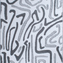 Tapis extérieur - 180x280cm - noir - 100% polypropylène résistant aux UV - 400gr/m²