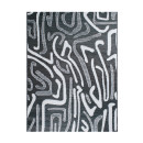 Tapis extérieur - 150x220cm - noir - 100% polypropylène résistant aux UV - 400gr/m²