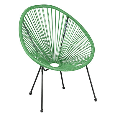 Fauteuil de Jardin en cordage résine Vert - Naya - Avril Paris