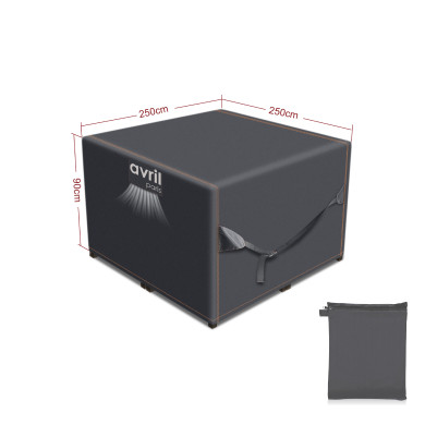 Housse de jardin imperméable protection haute densité 420D - Anti UV - 250x250x90 cm