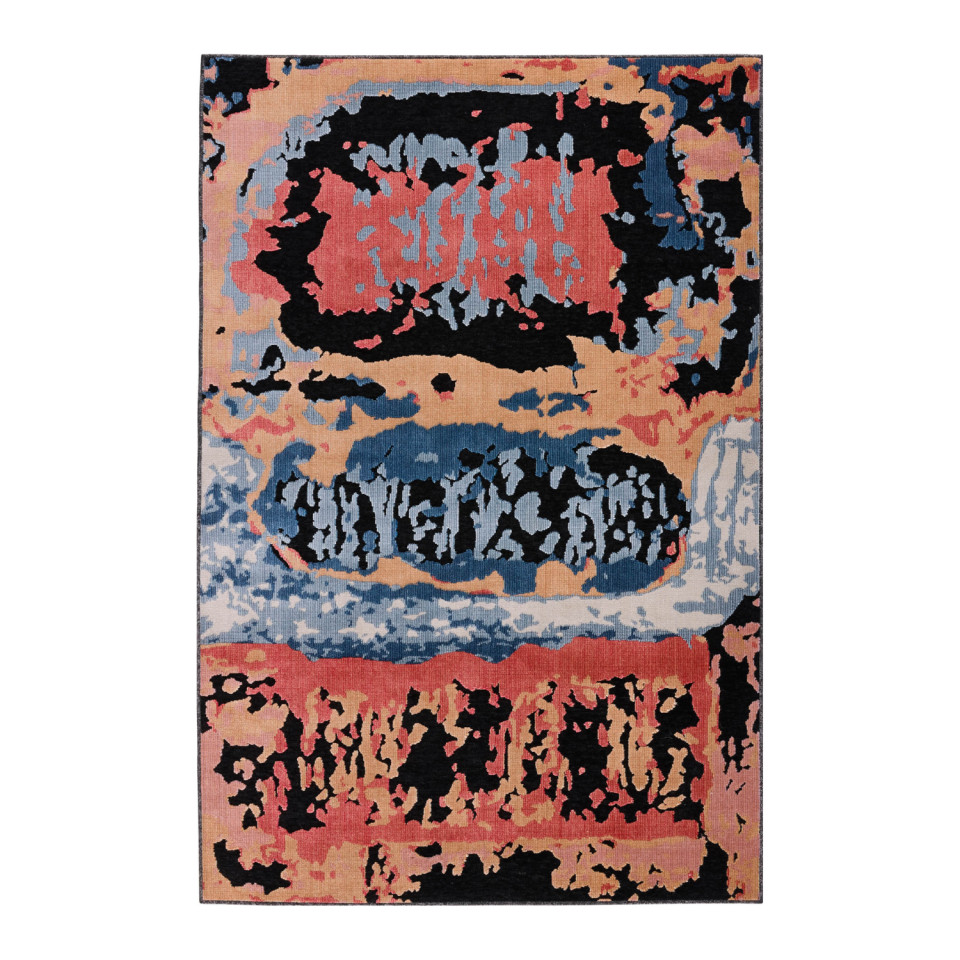 Tapis d'extérieur - 152x230cm - Noir - Réversible - 100% polypropylène - 1350gr / m²