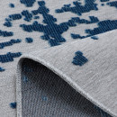 Tapis d'extérieur - 266x380cm - Bleu - Réversible - 100% polypropylène - 1350gr / m²