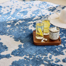 Tapis d'extérieur - 190x290cm - Bleu - Réversible - 100% polypropylène - 1350gr / m²
