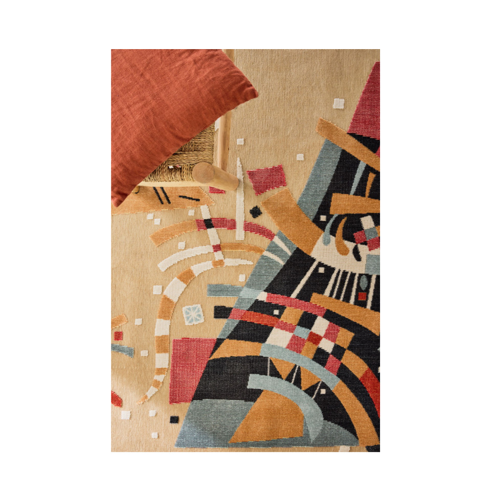 Tapis d'extérieur - 190x290cm - Beige - Réversible - 100% polypropylène - 1350gr / m²