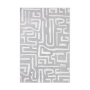 Tapis d'extérieur - 266x380cm - Gris - Réversible - 100% polypropylène - 1350gr / m²