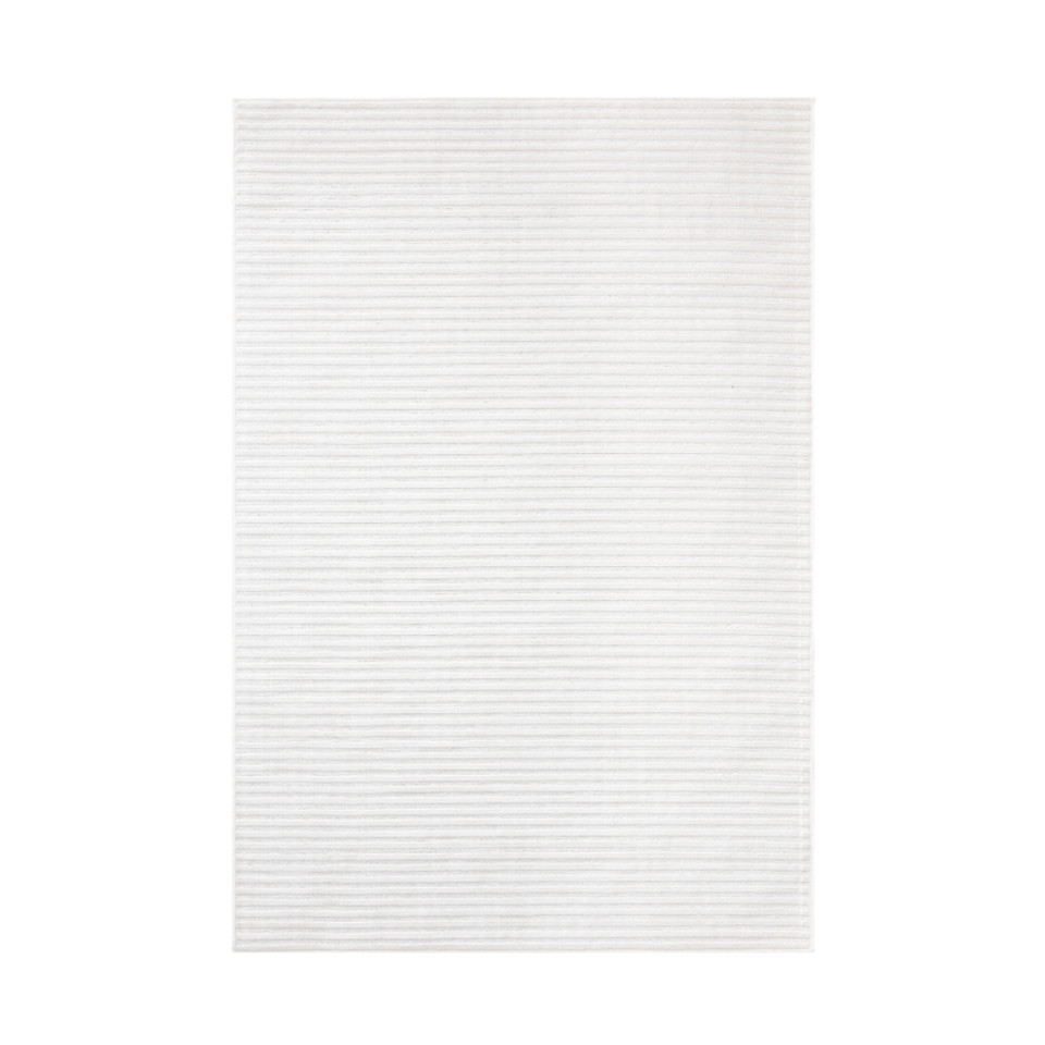 Tapis d'extérieur - 152x230cm - Blanc - Réversible - 100% polypropylène - 1350gr / m²