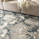 Tapis d'extérieur - 152x230cm - Bleu - Réversible - 100% polypropylène - 1350gr / m²