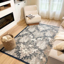 Tapis d'extérieur - 152x230cm - Bleu - Réversible - 100% polypropylène - 1350gr / m²
