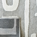 Tapis d'extérieur - 228x340cm - Gris - Réversible - 100% polypropylène - 1350gr / m²