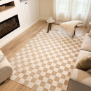 Tapis d'extérieur - 266x380cm - Beige - Réversible - 100% polypropylène - 1350gr / m²