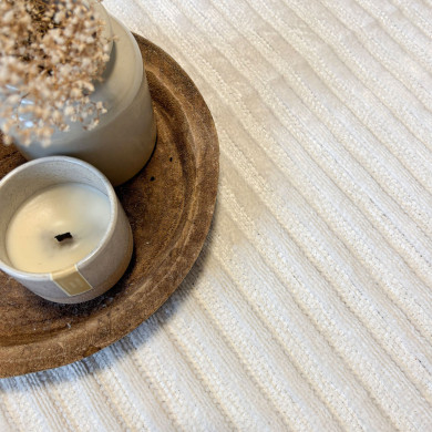 Tapis d'extérieur - 228x340cm - Beige - Réversible - 100% polypropylène - 1350gr / m²